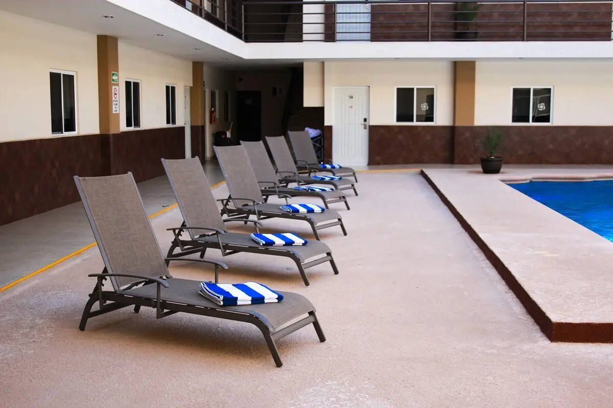 Poolside loungers